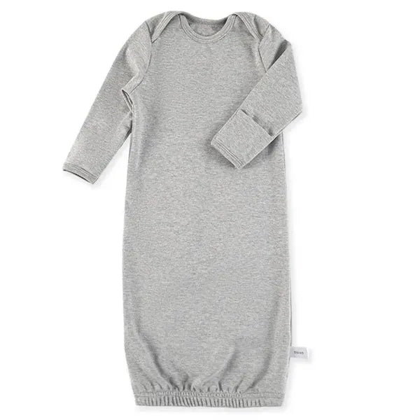 Organic Cotton Baby Sleep Gown Elastic Scallop Trim