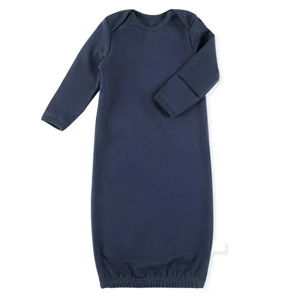 Organic Cotton Baby Sleep Gown Elastic Scallop Trim