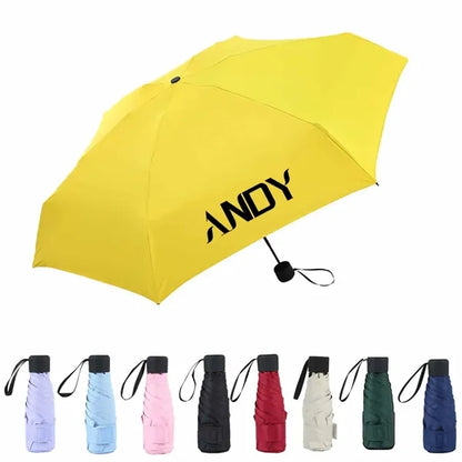 Manual Five-Fold Compact Sunscreen Shade Pocket Umbrella