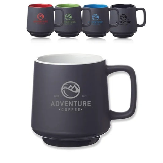 15 oz. Stackable Ceramic Mug