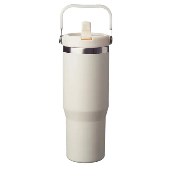 30 oz. Bronx Stainless Travel Mug with Carrying Handle