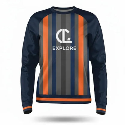 Unisex Sublimated 250G Lightweight Crew Sweatshirt