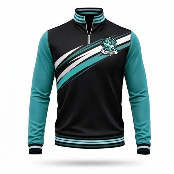 Sublimated 250G Lightweight Quarter Zip Sweatshirt