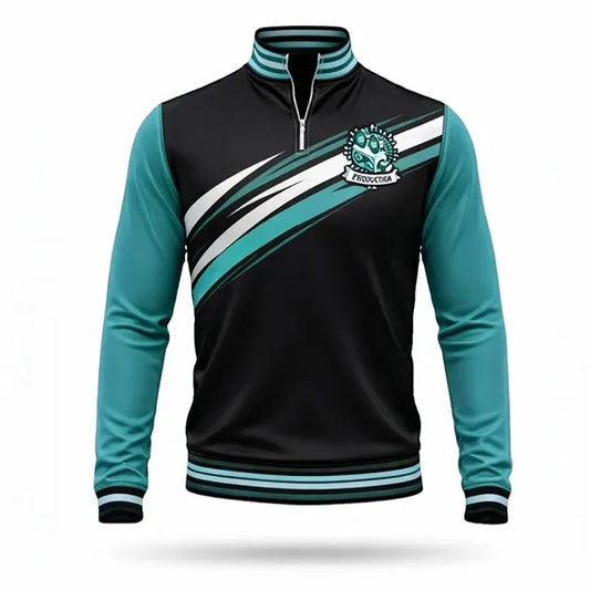 Sublimated 250G Lightweight Quarter Zip Sweatshirt
