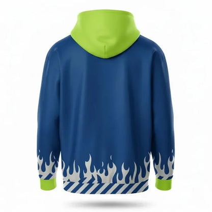 Sublimated 250G Lightweight Kangaroo Hoodie Unisex