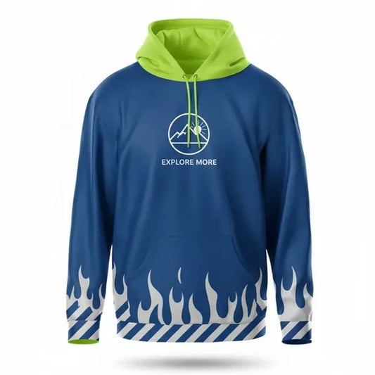 Sublimated 250G Lightweight Kangaroo Hoodie Unisex