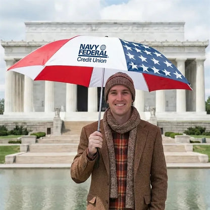 Patriot Folding Umbrella - 42" Arc, Auto-Open