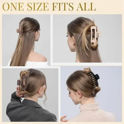 Matte Finish Large Hair Claw Clips