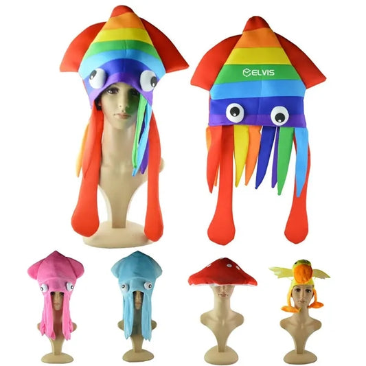 Cartoon Octopus Hat Head Cover