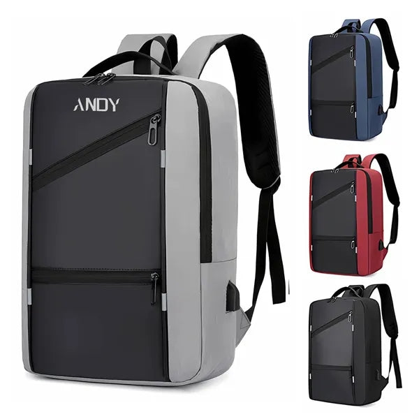 Travel Laptop Backpack W/ Usb Charging Port