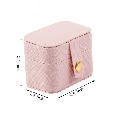 Mini Rectangle Travel Ring Case