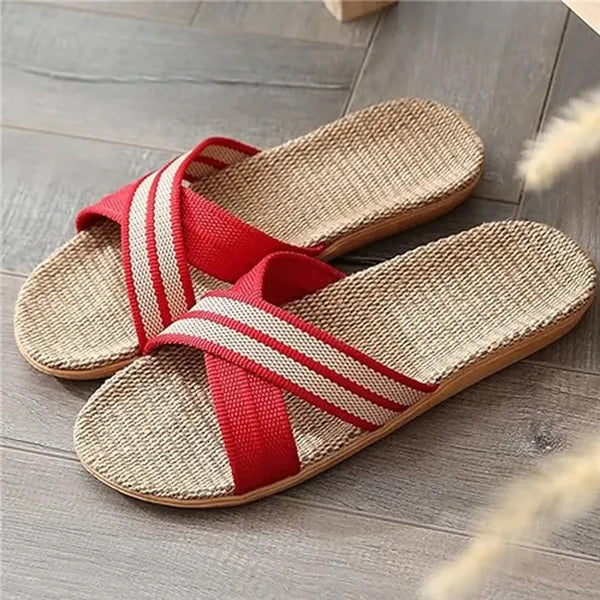Easy and Comfortable Home Linen Slippers