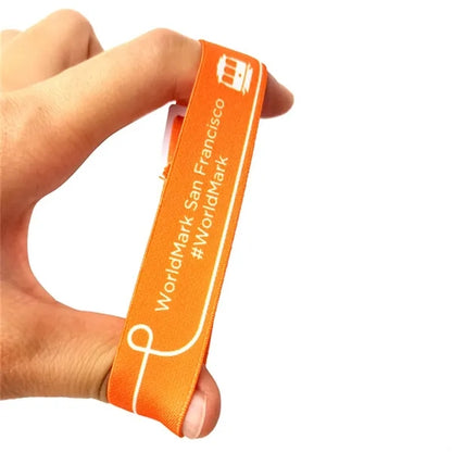 Sublimated Elastic Event Wristband