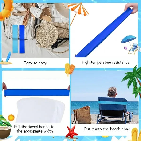 Silicone Beach Towel Band