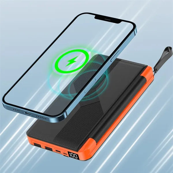 Solar Portable Power Bank with Flashlight