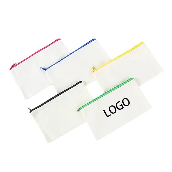 Canvas Zipper Pouch Pencil Case