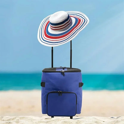 Foldable Trolley Insulated Cooler Bag