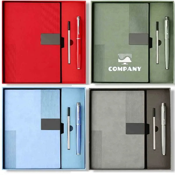 PU Leather Notebook Gifts Set