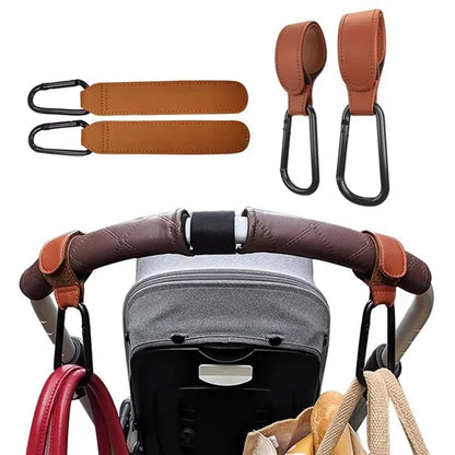 Leather Stroller Hook for Hanging