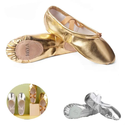 PU Leather Ballet Slippers