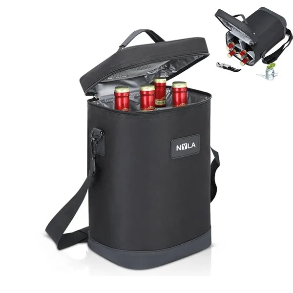 Insulated Oxford Wine Bottle Bag