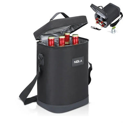 Insulated Oxford Wine Bottle Bag