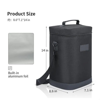 Insulated Oxford Wine Bottle Bag