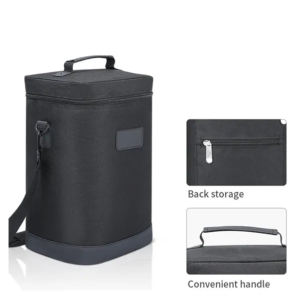 Insulated Oxford Wine Bottle Bag