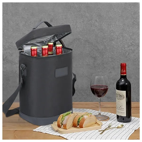 Insulated Oxford Wine Bottle Bag