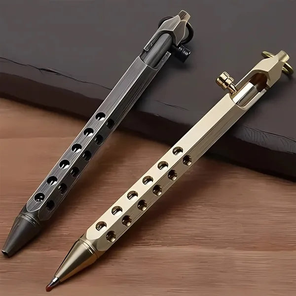 Metal Tactical Pen with Reflls and Clip