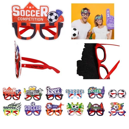 Soccer Themed Eyewear Party Cheering Decoration Props