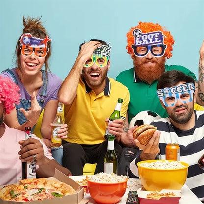 Soccer Themed Eyewear Party Cheering Decoration Props