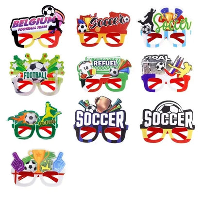 Soccer Themed Eyewear Party Cheering Decoration Props
