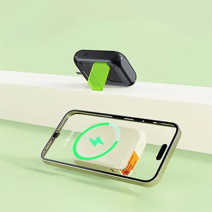 5-in-1 Magnetic Wireless10000mAh Power Bank with AC Plug