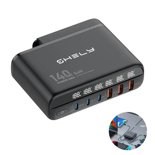 140w Gallium Nitride Multi-Port Super Fast Charger