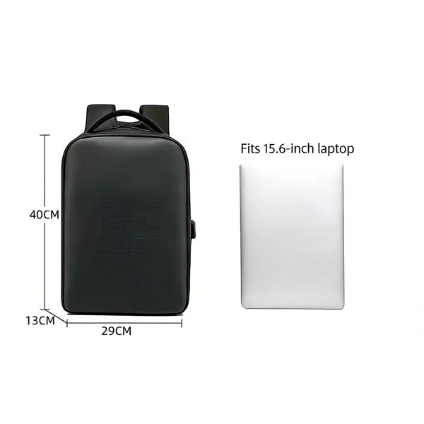 LED Backpack Motorcycle Backpack with 64x64 Screen BT