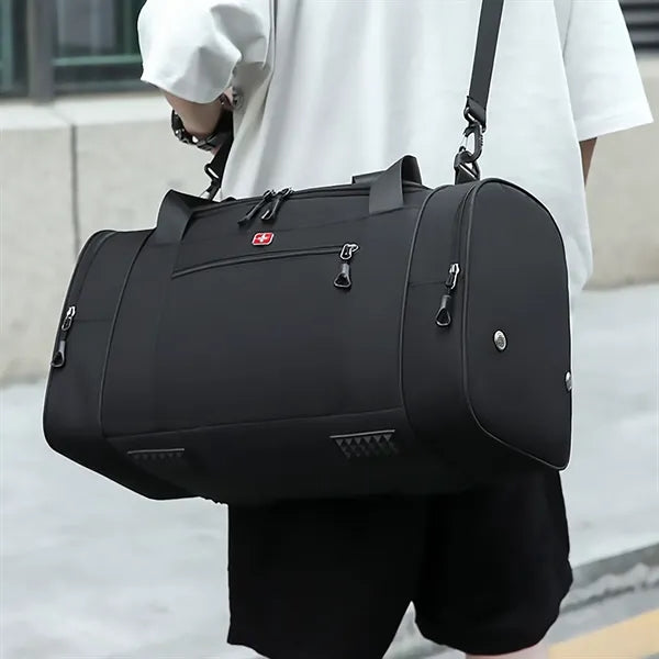 Travel Duffel Backpack Gym Bag with Shoes Compartment