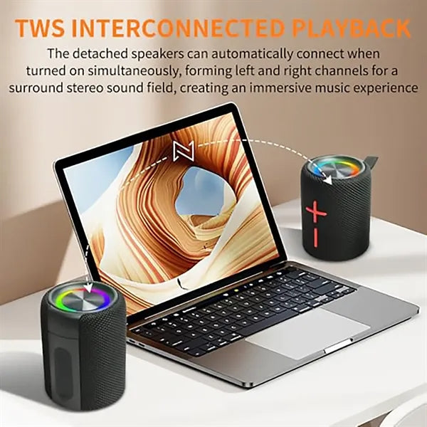 2 in 1 Magnetic Dual Splittable Bluetooth Speaker