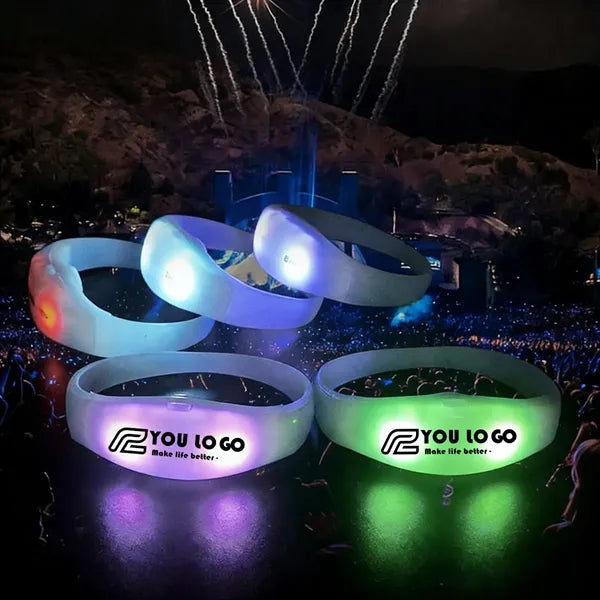 Glow Bracelet Voice Activated Light Color Change Party Sport