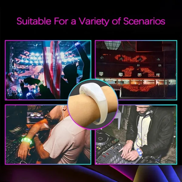 Glow Bracelet Voice Activated Light Color Change Party Sport