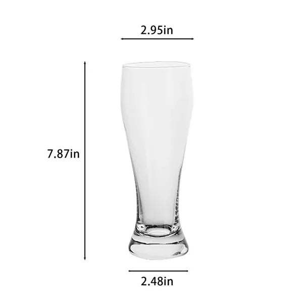 Classic Tall Bar Glasses with Heavy Base for pub party