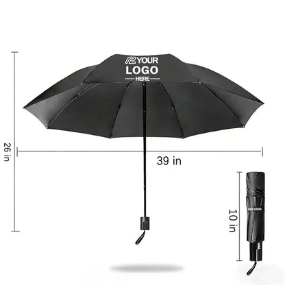 Windproof Compact Travel Umbrella For Car Backpack OnTheGo