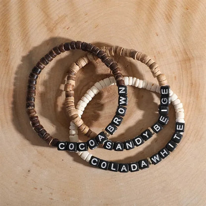 Coconut Shell Wood Friendship Bracelet