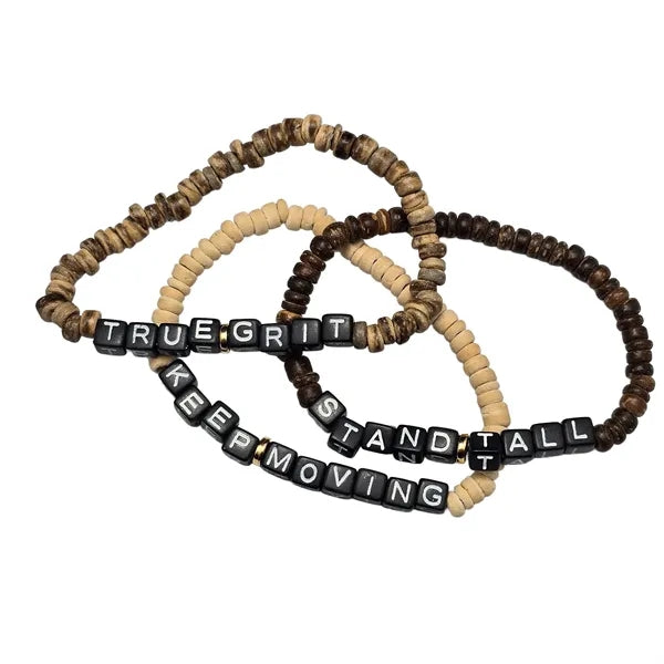 Coconut Shell Wood Friendship Bracelet
