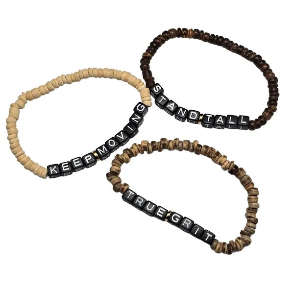 Coconut Shell Wood Friendship Bracelet