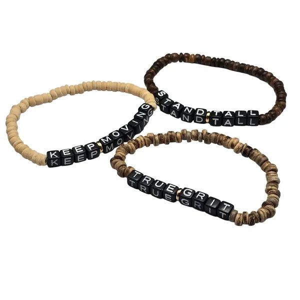 Coconut Shell Wood Friendship Bracelet