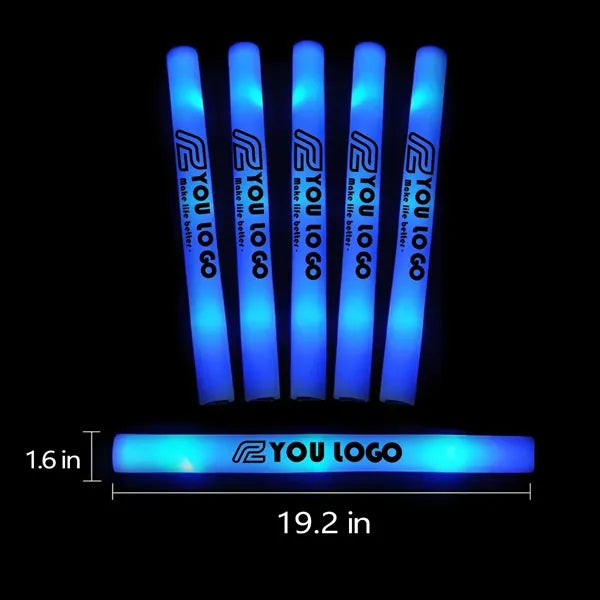 Bulk LED Foam Sticks Glow Wedding Concert Halloween Party