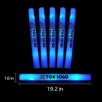 Bulk LED Foam Sticks Glow Wedding Concert Halloween Party