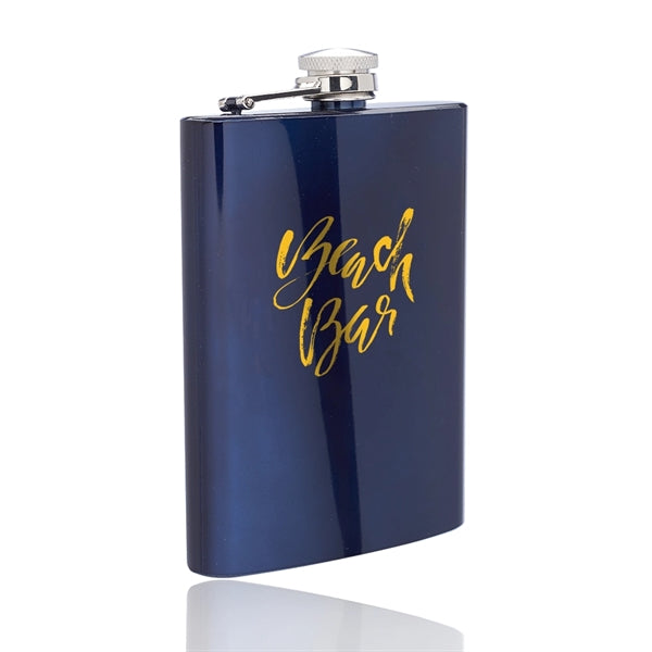 8 oz. Verano Stainless Steel Hip Flasks