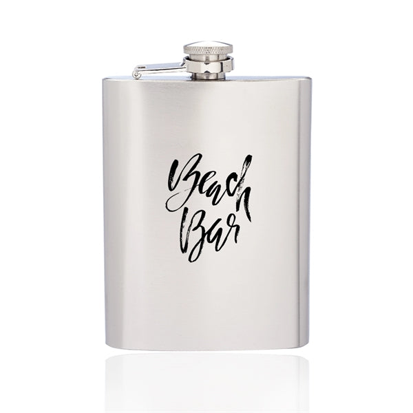 8 oz. Verano Stainless Steel Hip Flasks